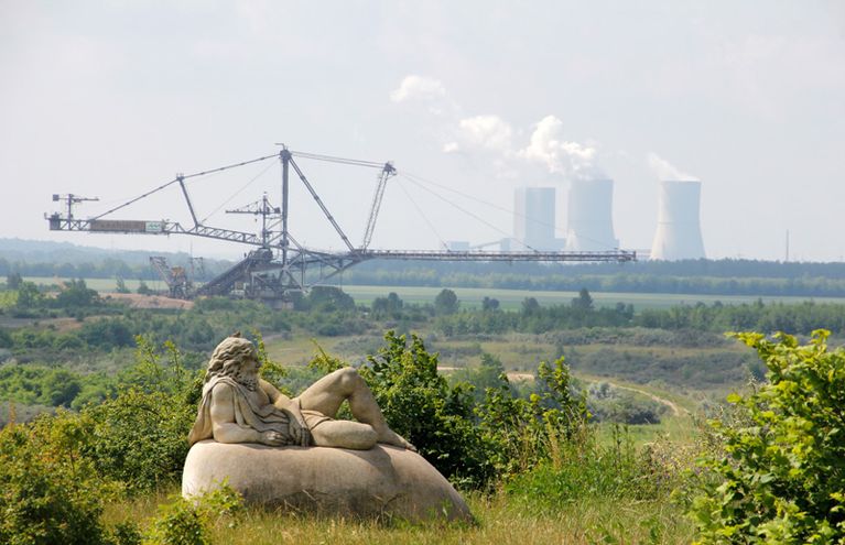 Bergbaufolgelandschaft bei Espenhain