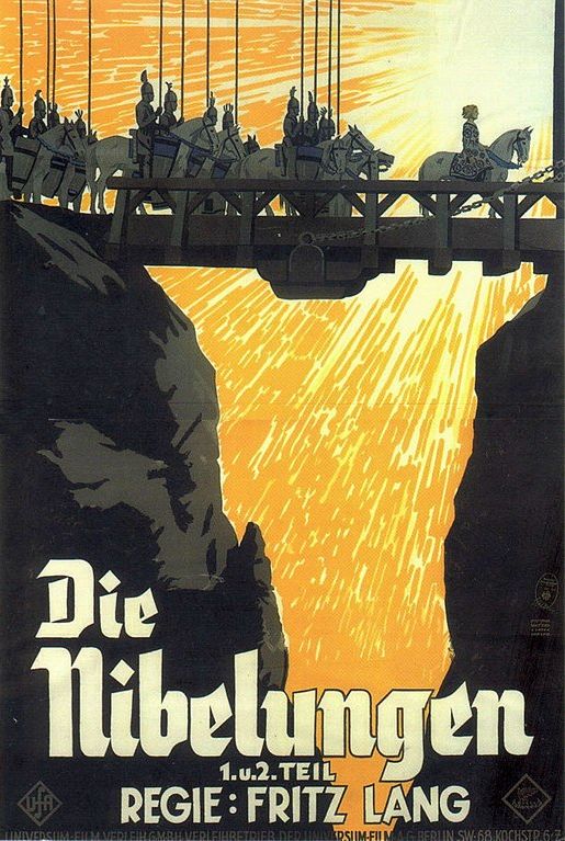 Filmplakat zu "Die Nibelungen" von Fritz Lang