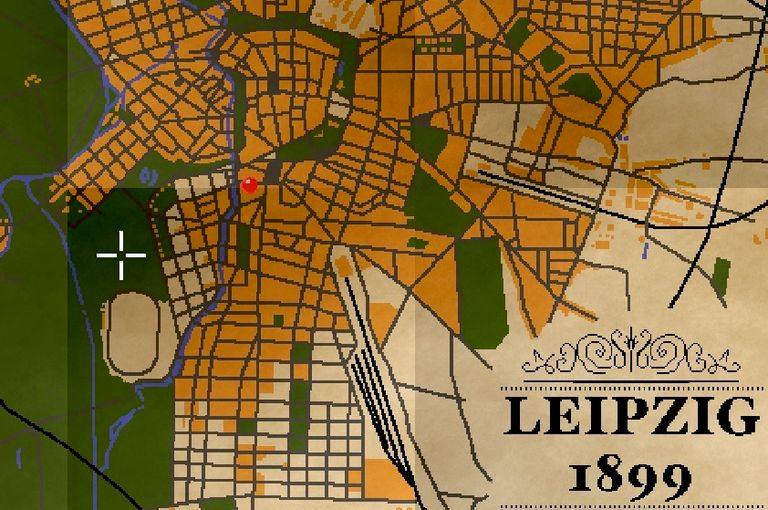 Ein Screenshot aus dem Videospiel "Leipzig 1899"