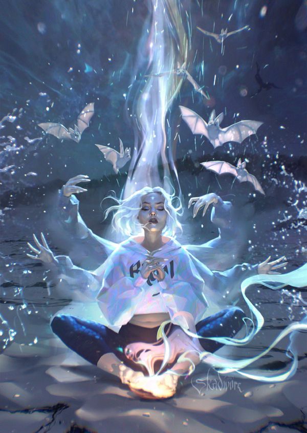 Digital Artwork der Erfurter Künstlerin Pauline Voß alias Skadivore.